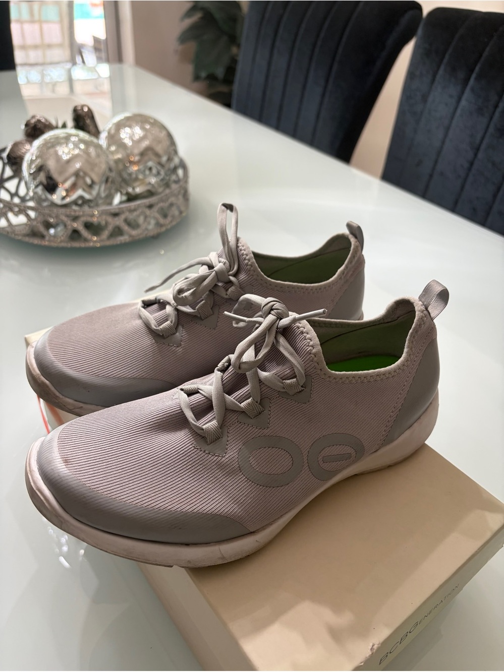 Women’s Gray Slip-On Athletic Sneakers 8.5